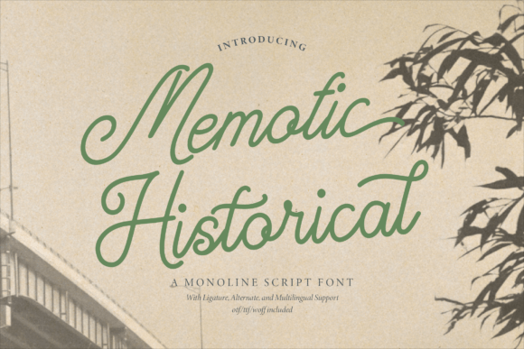 Memotic Historical Font
