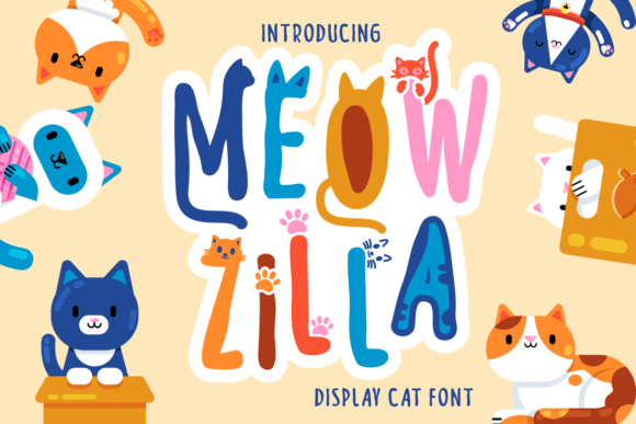Meow Zilla Font
