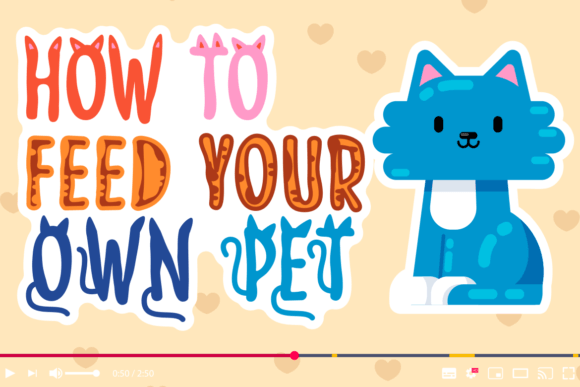 Meow Zilla Font preview 3