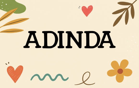 Adinda Font preview 2