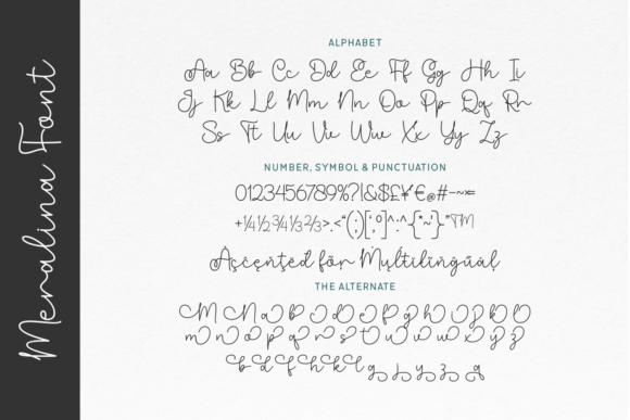 Meralina Font preview 4