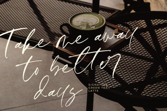 Merlinda Signature Font preview 2