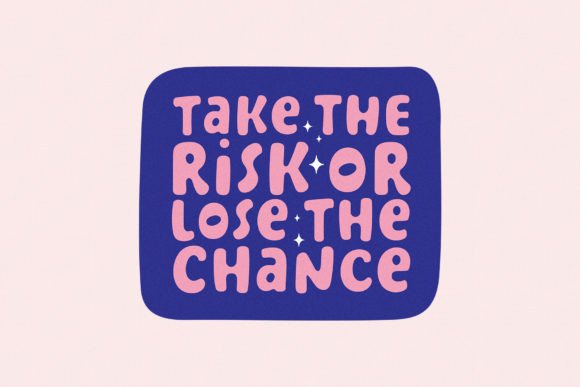 Bubble Garden Font preview 3