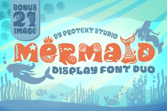 Mermaid Font preview 2