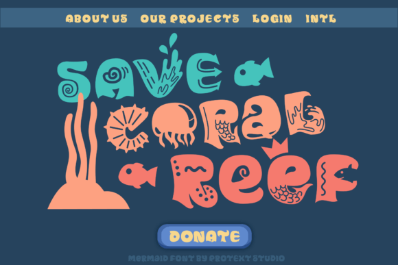 Mermaid Font preview 6