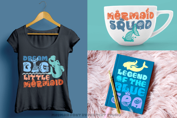 Mermaid Font preview 8