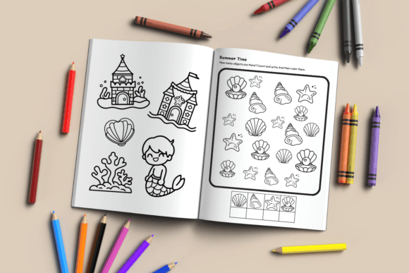 Mermaid Doodle Font preview 4