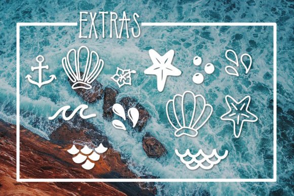 Mermaid Tails Font preview 4