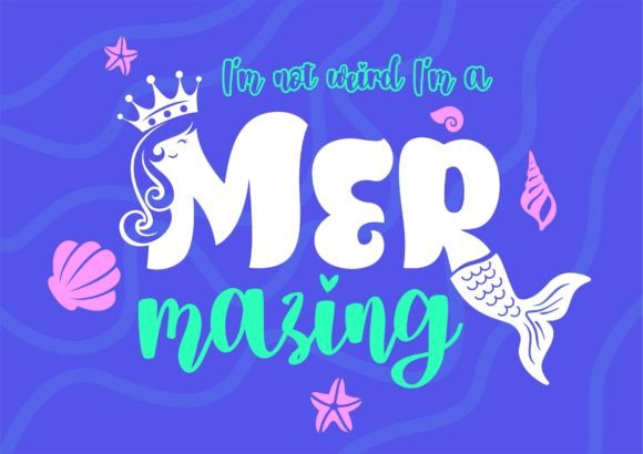 Mermaid Summer Duo Font preview 3