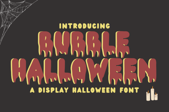 Bubble Halloween Font