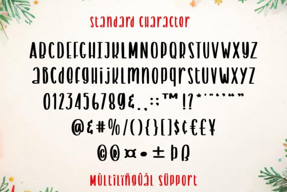 Merry Christmas Font preview 7