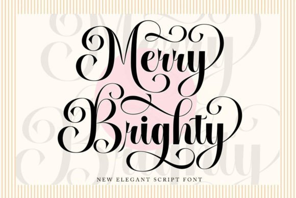 Merry Brighty Font Merry Brighty Font