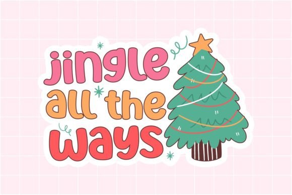 Merry Wishes Font preview 4