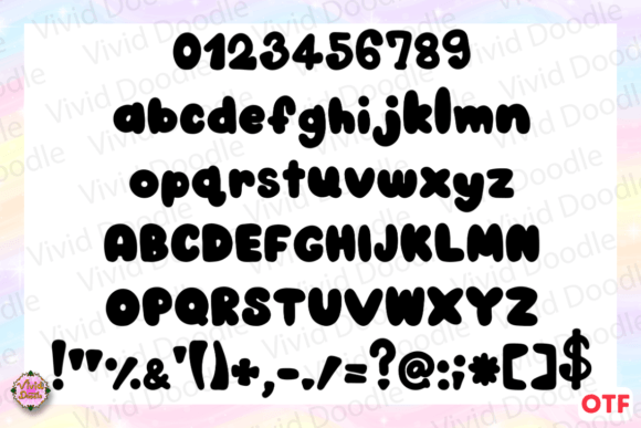 Bubble Maru Font preview 2