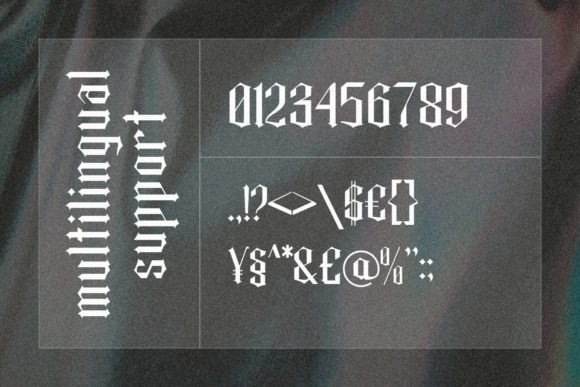Metal Gothic Font preview 4
