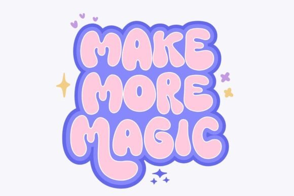 Bubble Mood Font preview 2