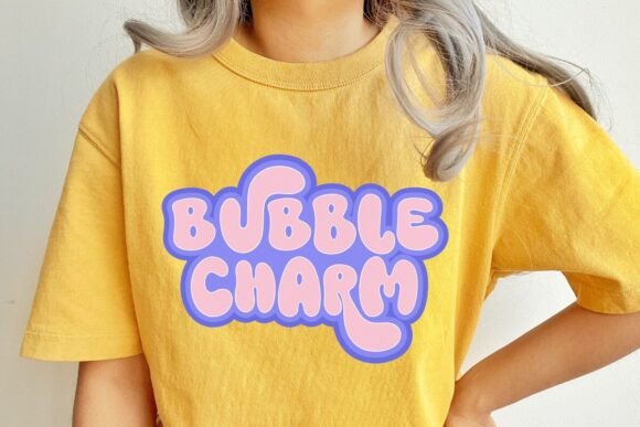 Bubble Mood Font preview 3