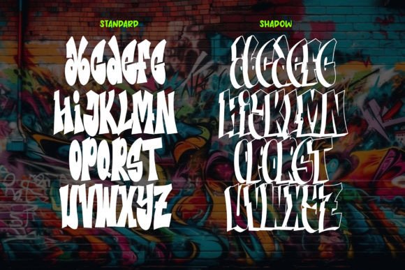Metro Graffi Font preview 2
