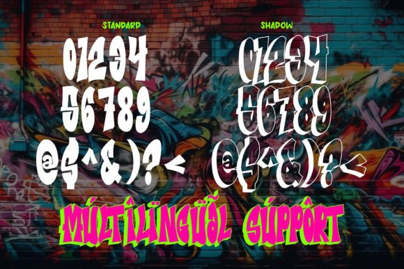 Metro Graffi Font preview 3
