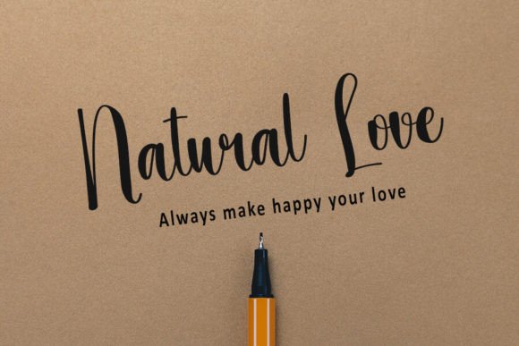 Admirer Nature Font preview 4