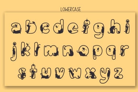 Mice Cats Font preview 3