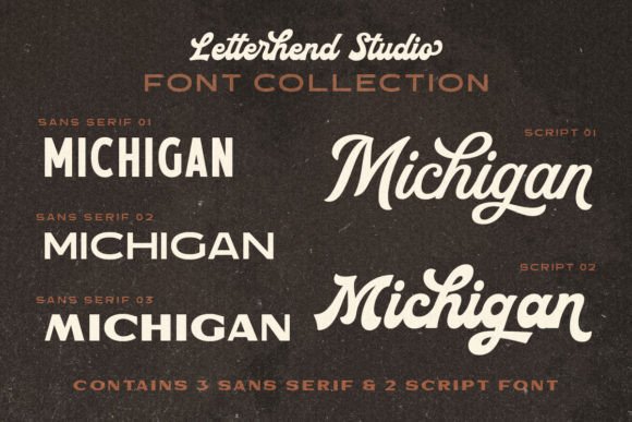 Michigan Font preview 2