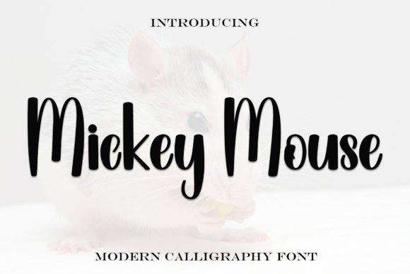 Mickey Mouse Font