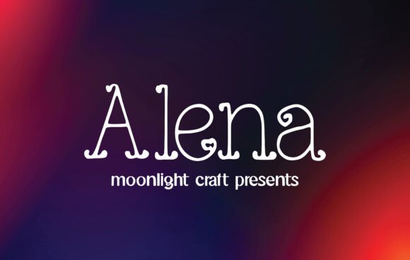 Alena Font preview 2