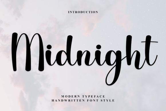 Midnight Font preview 2