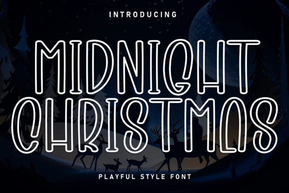 Midnight Christmas Font