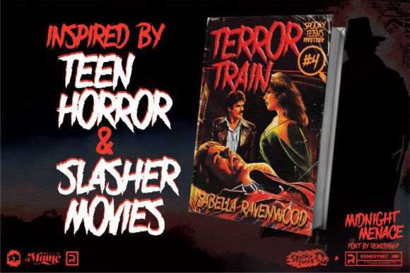 Midnight Menace Font preview 4
