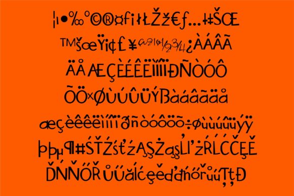 Midnight Snack Font preview 3