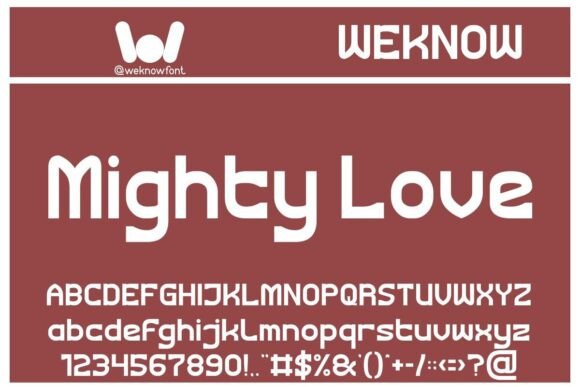 Mighty Love Font