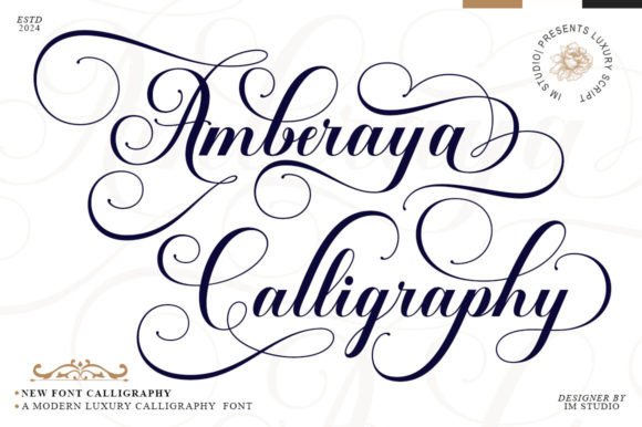 Amberaya Calligraphy Font