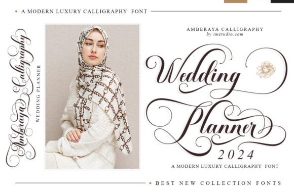 Amberaya Calligraphy Font preview 2