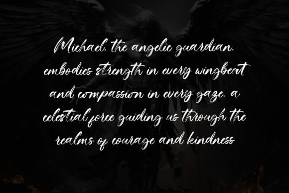 Mikhael Handwritten Font preview 2