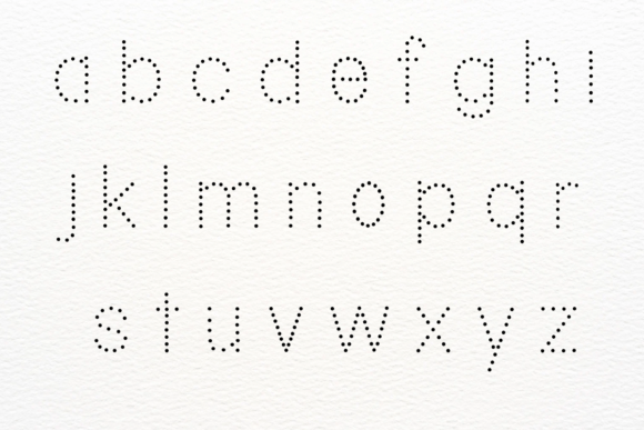 Alphabet Abc Font Font preview 3