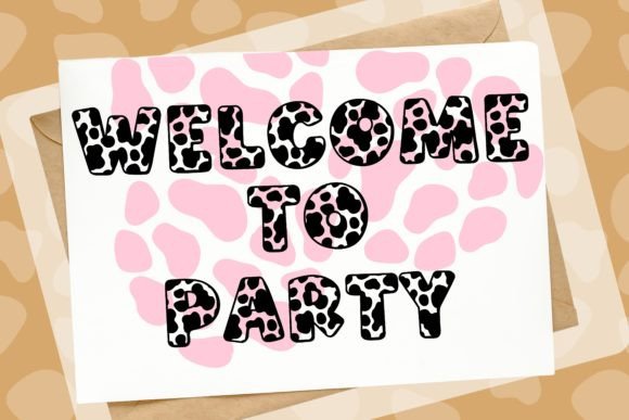 Milky Cow Font preview 4