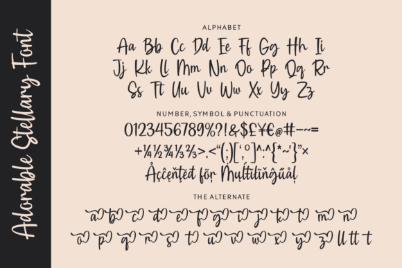 Adorable Stellary Font preview 4