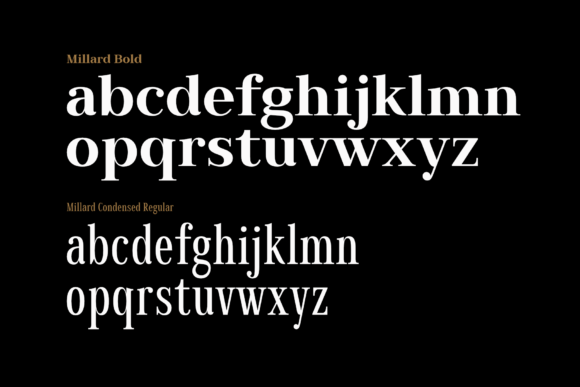 Millard Font preview 4
