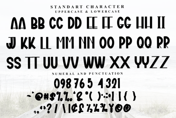 Millennial Manager Font preview 4