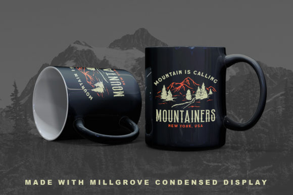 Millgrove Font preview 3