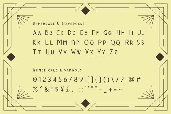 Milonia Font preview 3