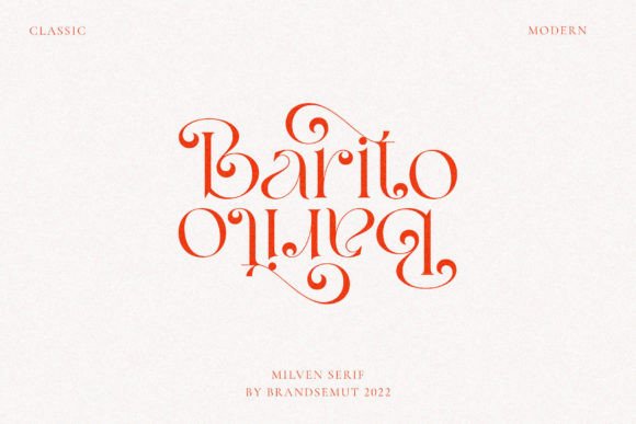 Milven Font preview 3
