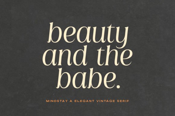 Mindstay Font preview 4