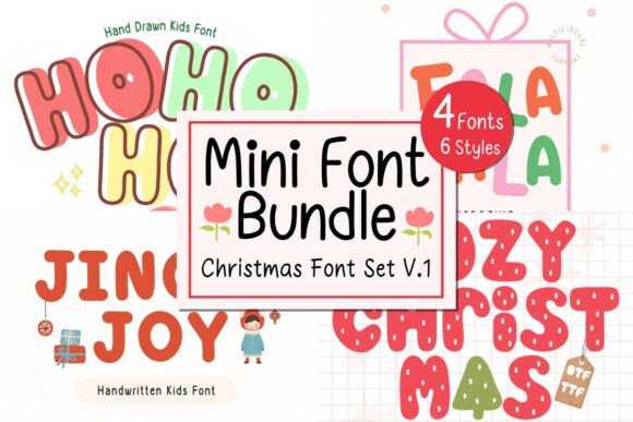 Mini Bundle Christmas Set V.1 Font