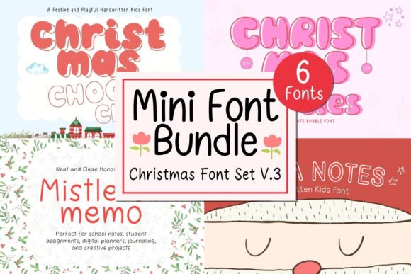 Mini Bundle Christmas Set V.3 Font