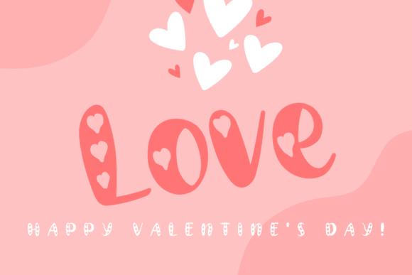 Mini Heart Font preview 2