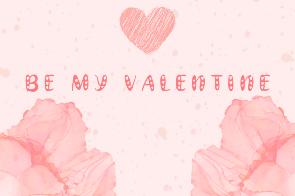 Mini Heart Font preview 3