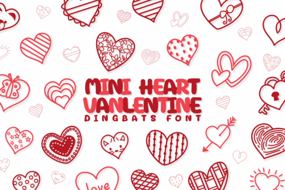Mini Heart Valentine Font